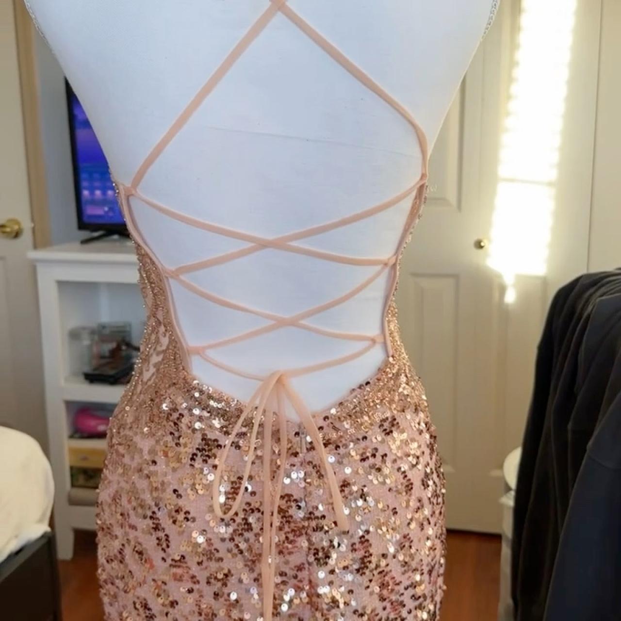 I'm selling my gorgeous rose gold prom dress! I got... | Depop