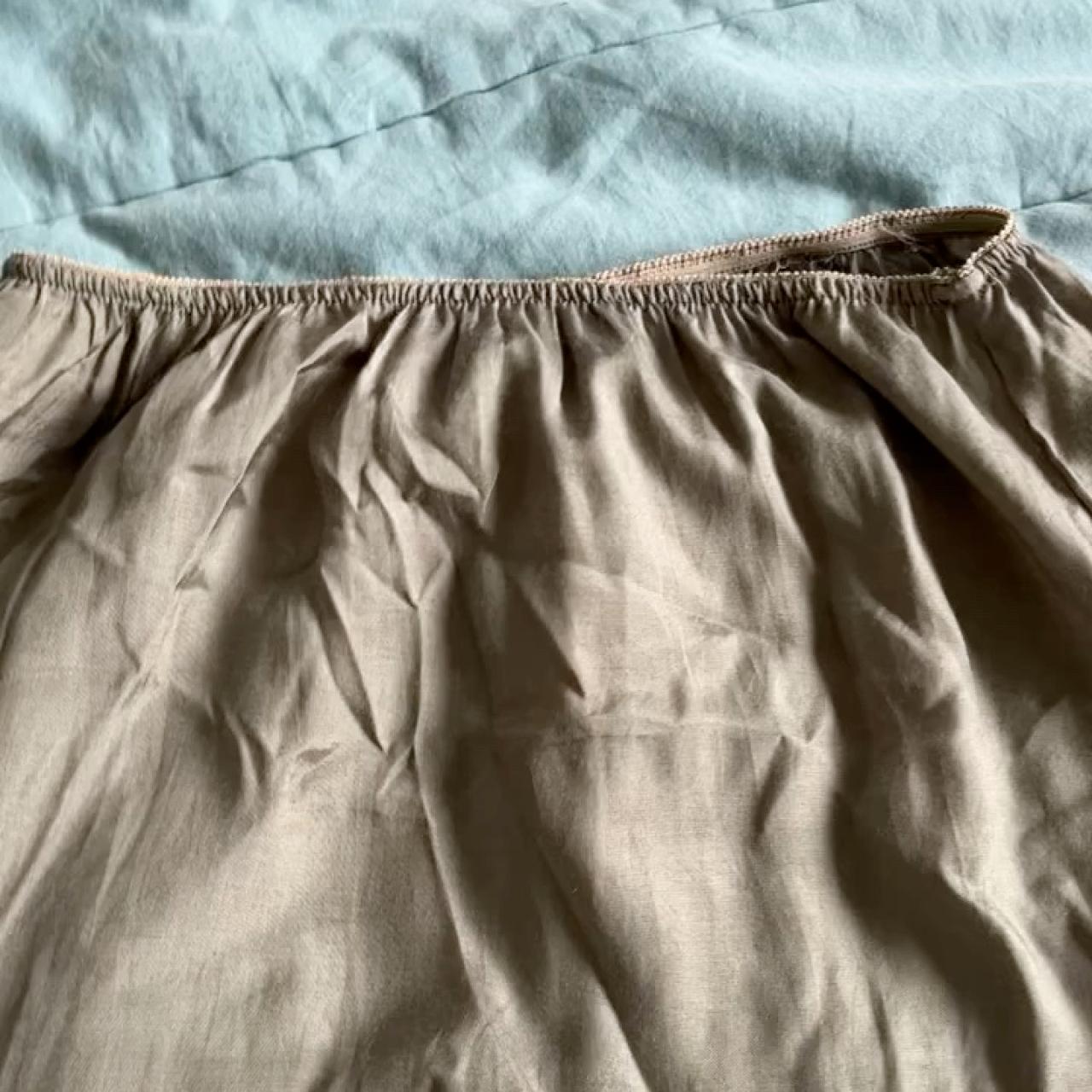 Women's Khaki and Green Skirt | Depop