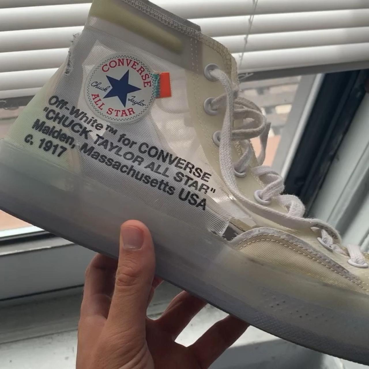 converse off white sample