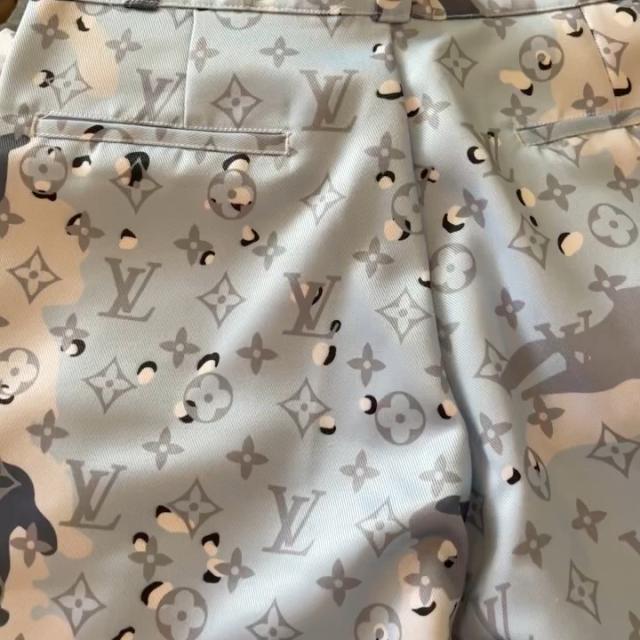 BRAVEST STUDIOS BLUE LV CARPENTER PANTS Size 32 but - Depop