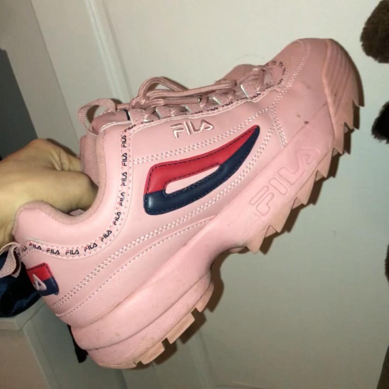 Fila stompers pink best sale