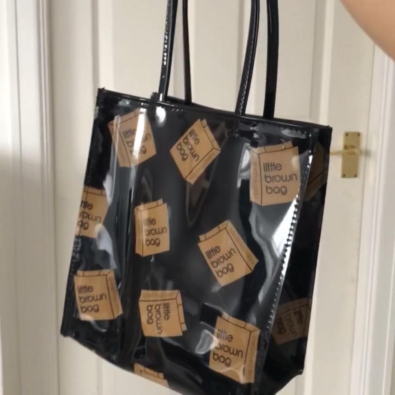 Vintage BLOOMINGDALE'S Little Brown Bag Souvenir￼ Black &