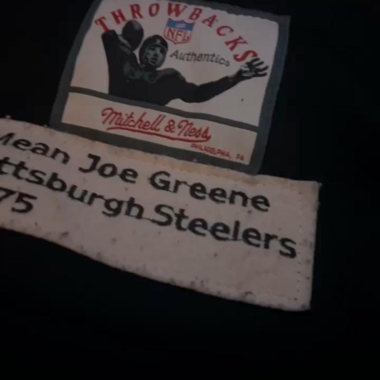 Mens Pittsburgh Steelers Joe Greene Mitchell & Ness Black