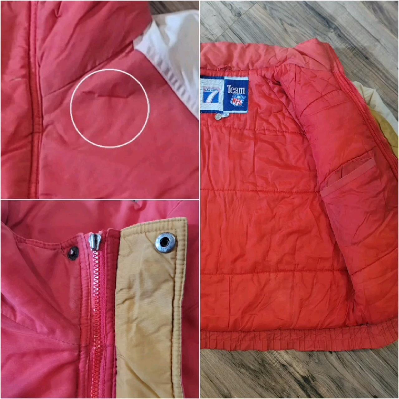 Vintage 90s San Francisco 49ers Logo Athletic Puffer - Depop