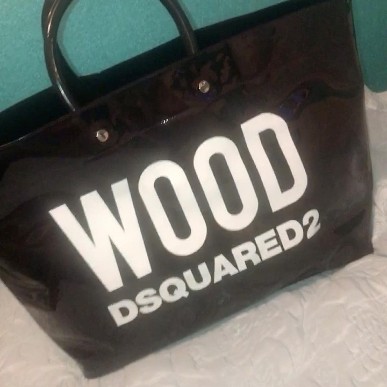 Dsquared cheap wood bag