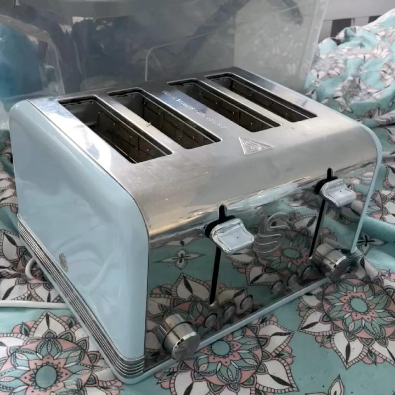 Swan brand. Duck egg blue. Toaster and kettle. Only... Depop