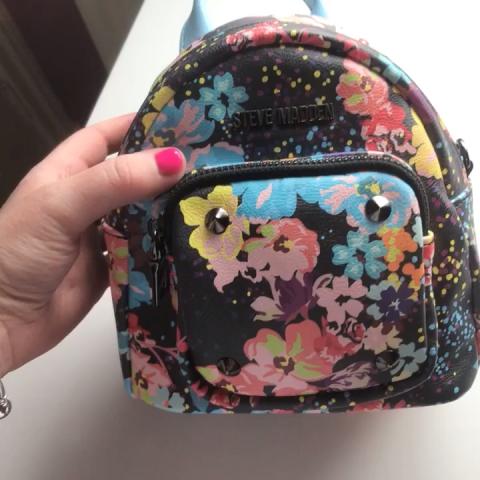 pink steve madden backpack — ON HOLD — DO NOT BUY - Depop