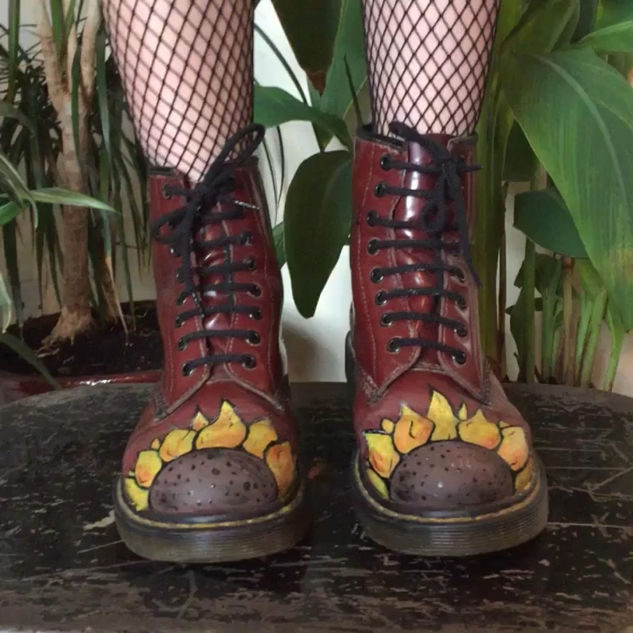 sunflower doc martens