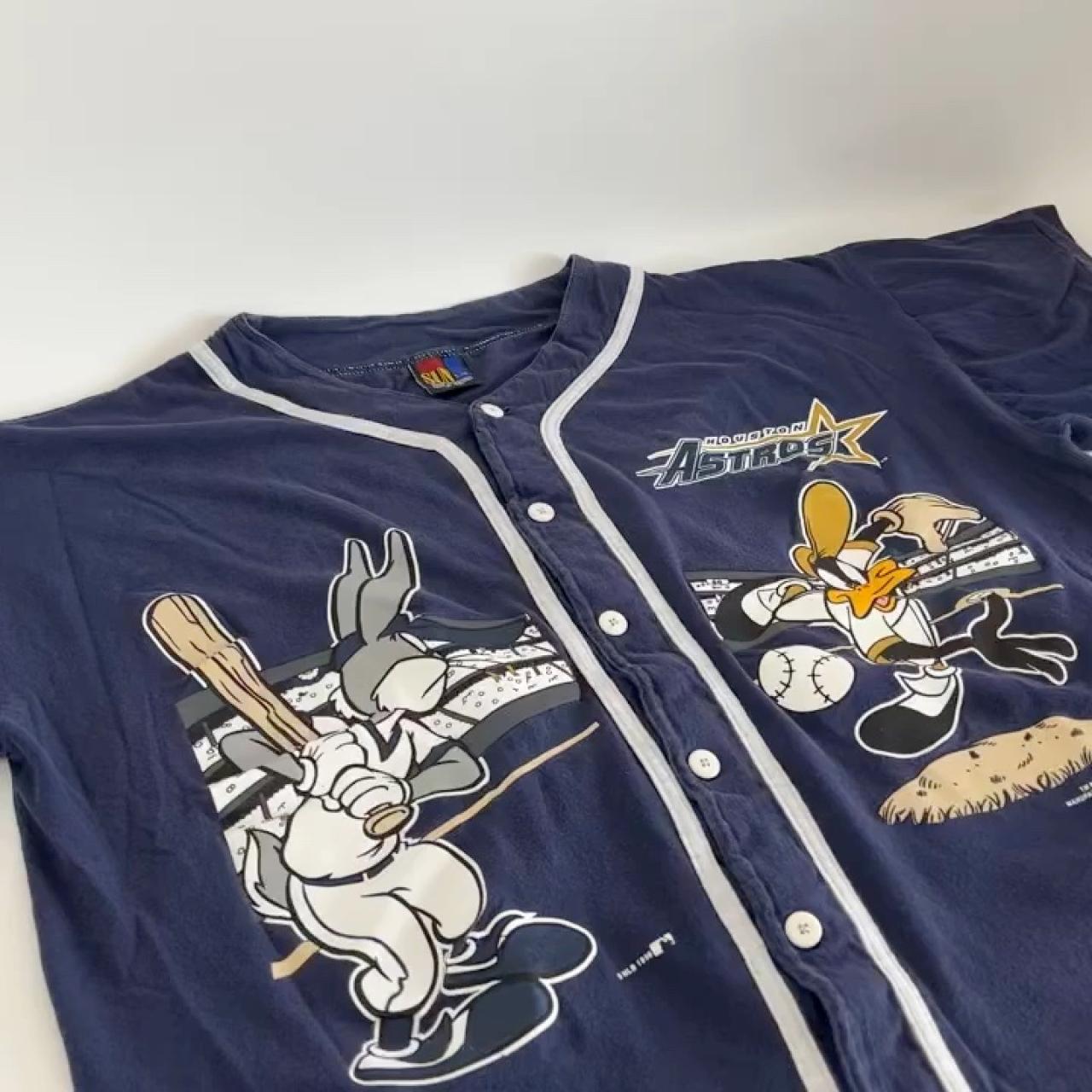 Houston Astros Looney Tunes Bugs Bunny Baseball Jersey