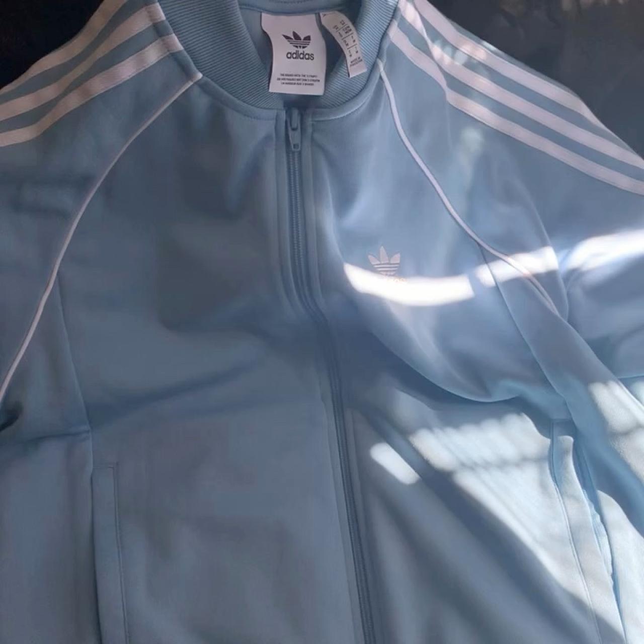 baby blue adidas tracksuit