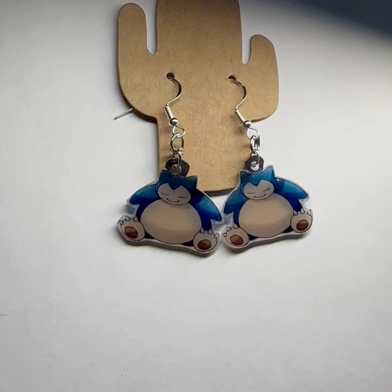 Snorlax earrings 2025