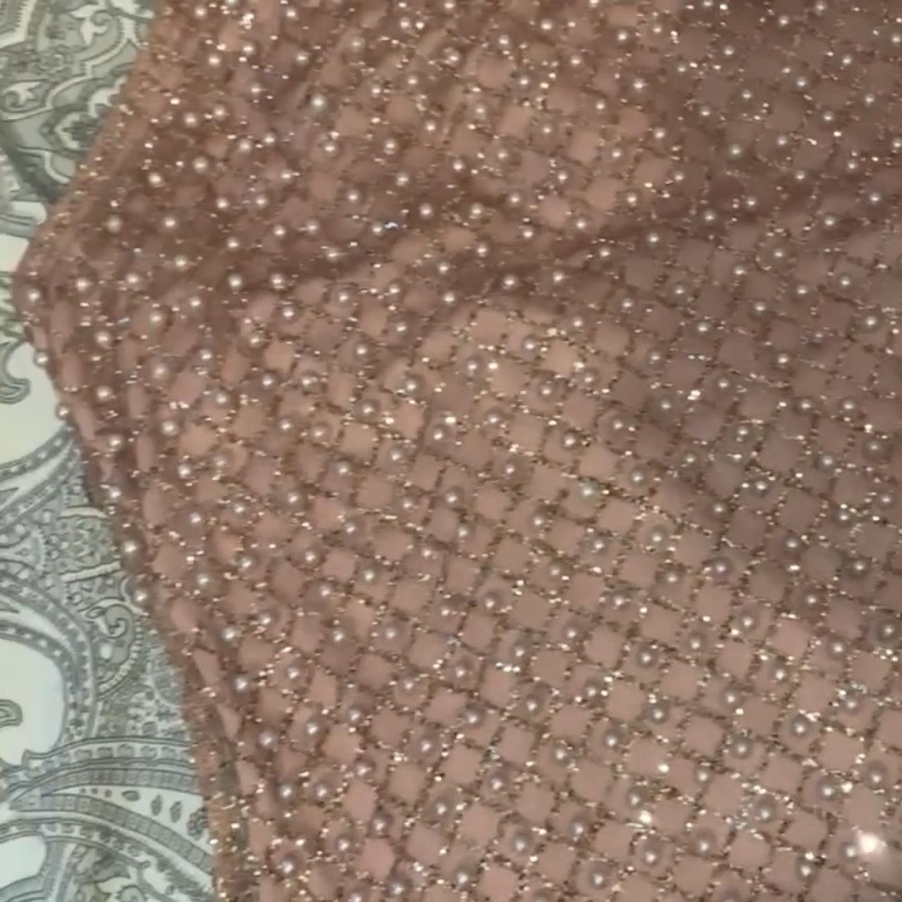 never miss a bead mini dress
