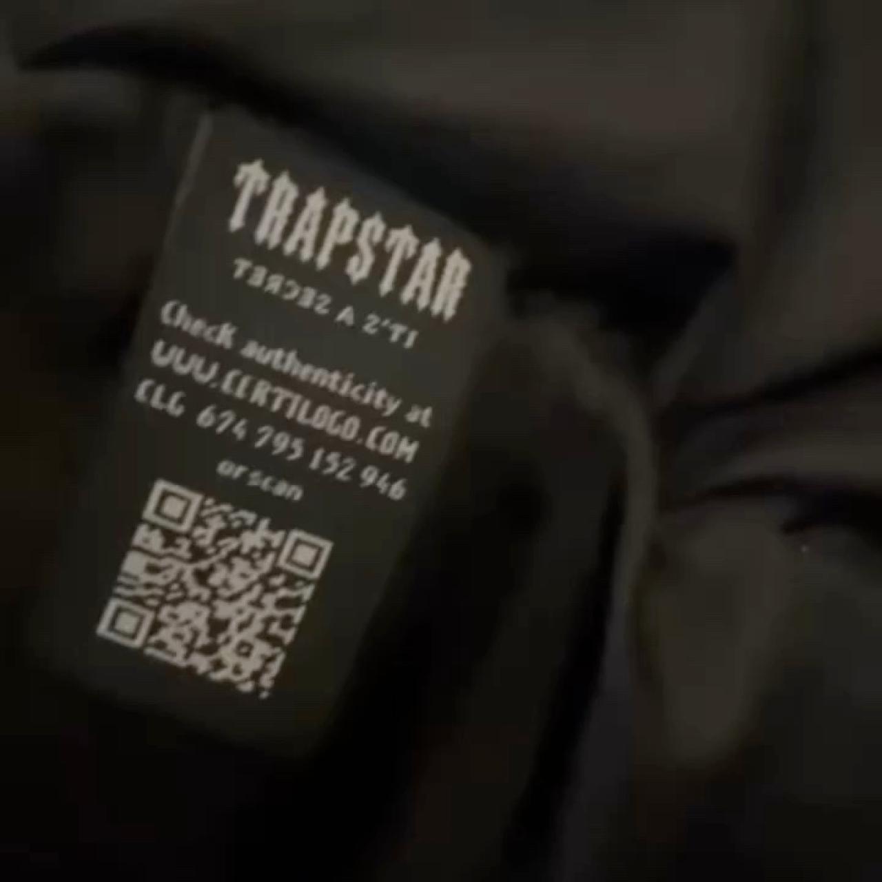 Authentic 2022 Small Trapstar jacket -grey and black... | Depop