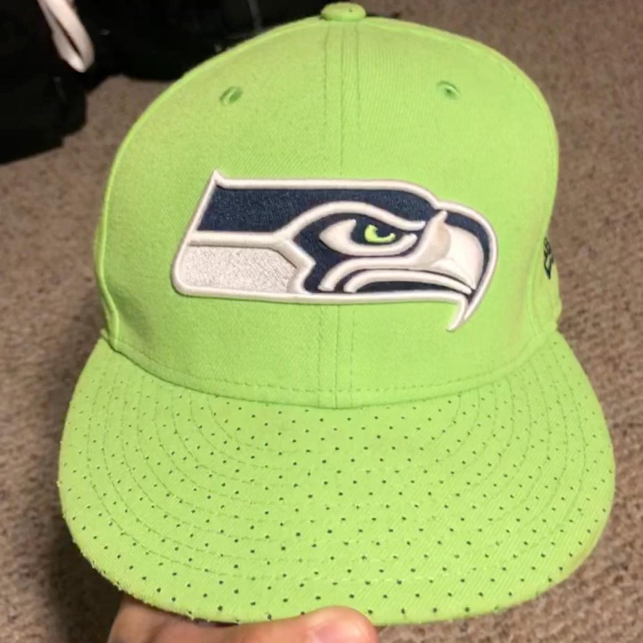 Official Seattle Seahawks New Era Snapback Hat In - Depop