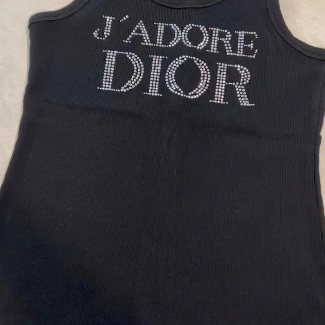 dior diamante top