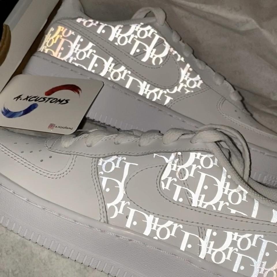 CUSTOM REFLECTIVE DIOR AIR FORCE 1