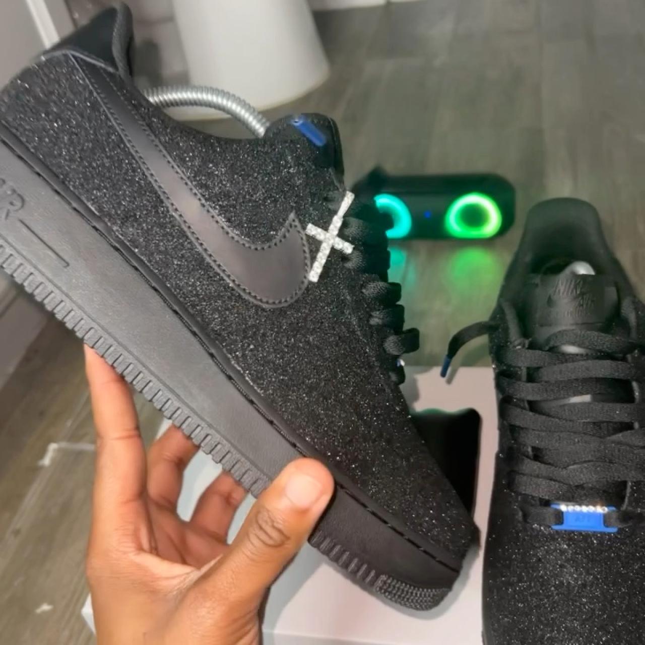 Custom glitter Air Force one! Any size and color | Depop