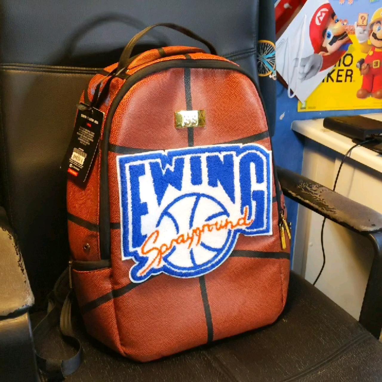 Patrick Ewing x Sprayground Backpack (DEAD STOCK... | Depop