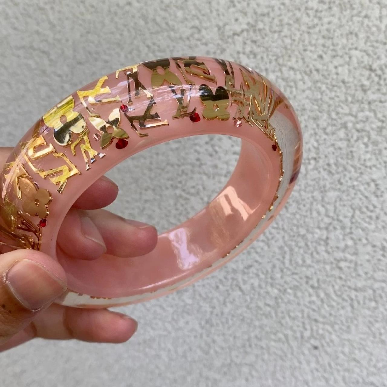 vuitton inclusion ring pink