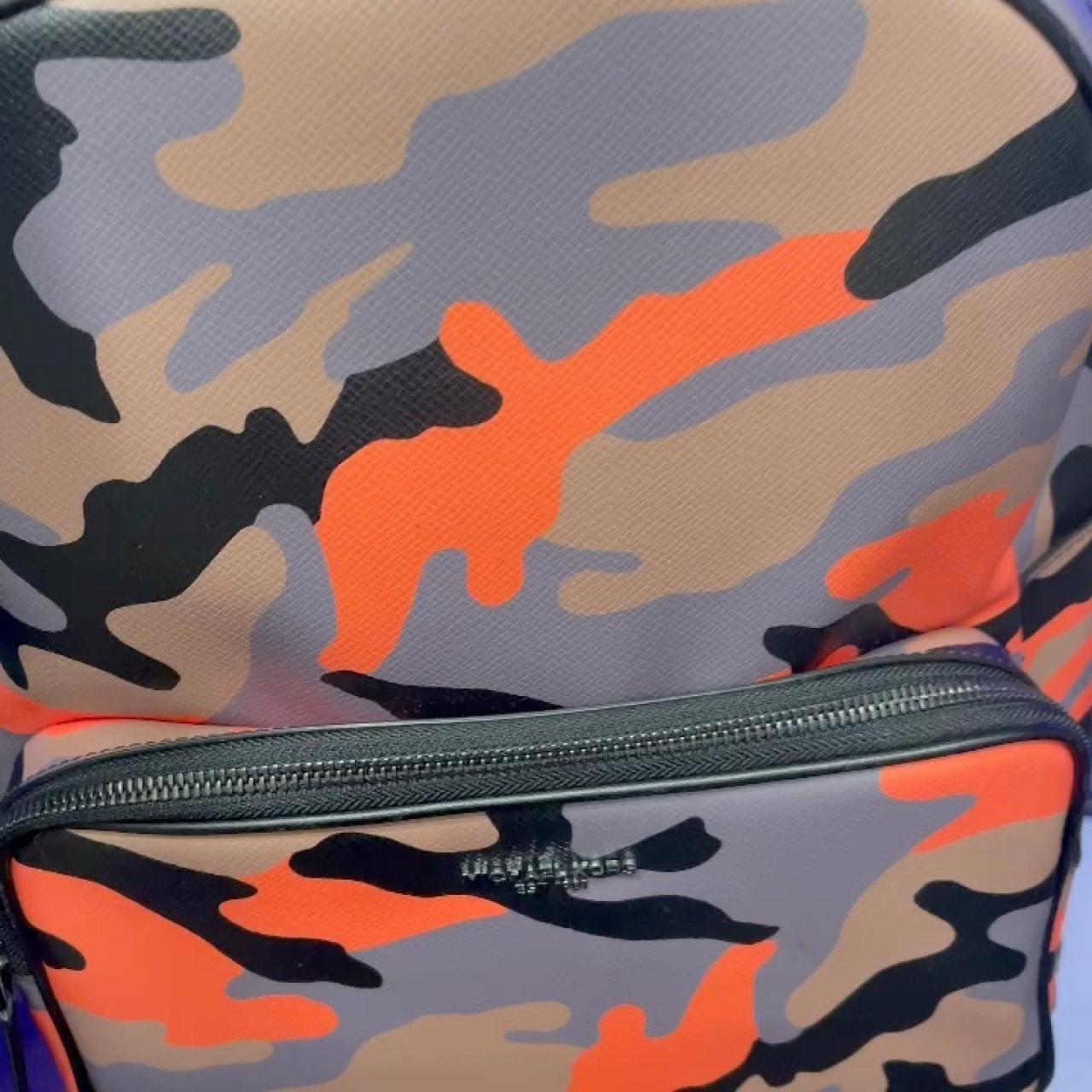 Orange Camo Michael Kors backpack. Super rare. Depop