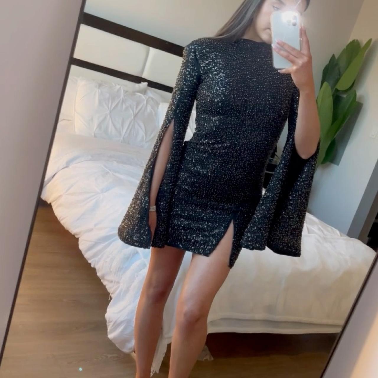 dash mini dress Just a Dash Abstract-Print Mini Dress, Black / S