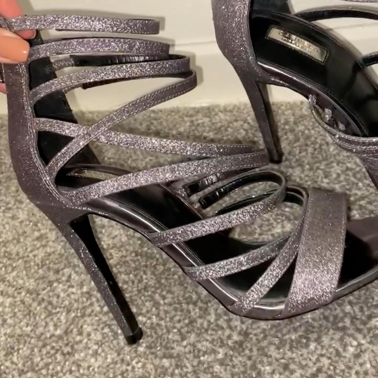 Carvela heels, purple glitter. Gorgeous on they are... - Depop