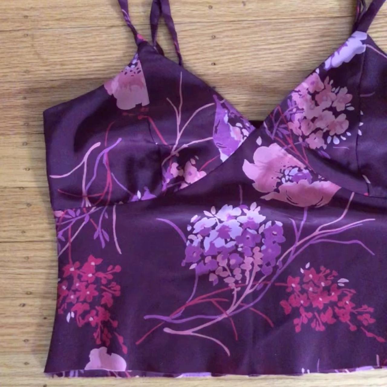 PINK FLOWERS LACE CAMISOLE  YV47382