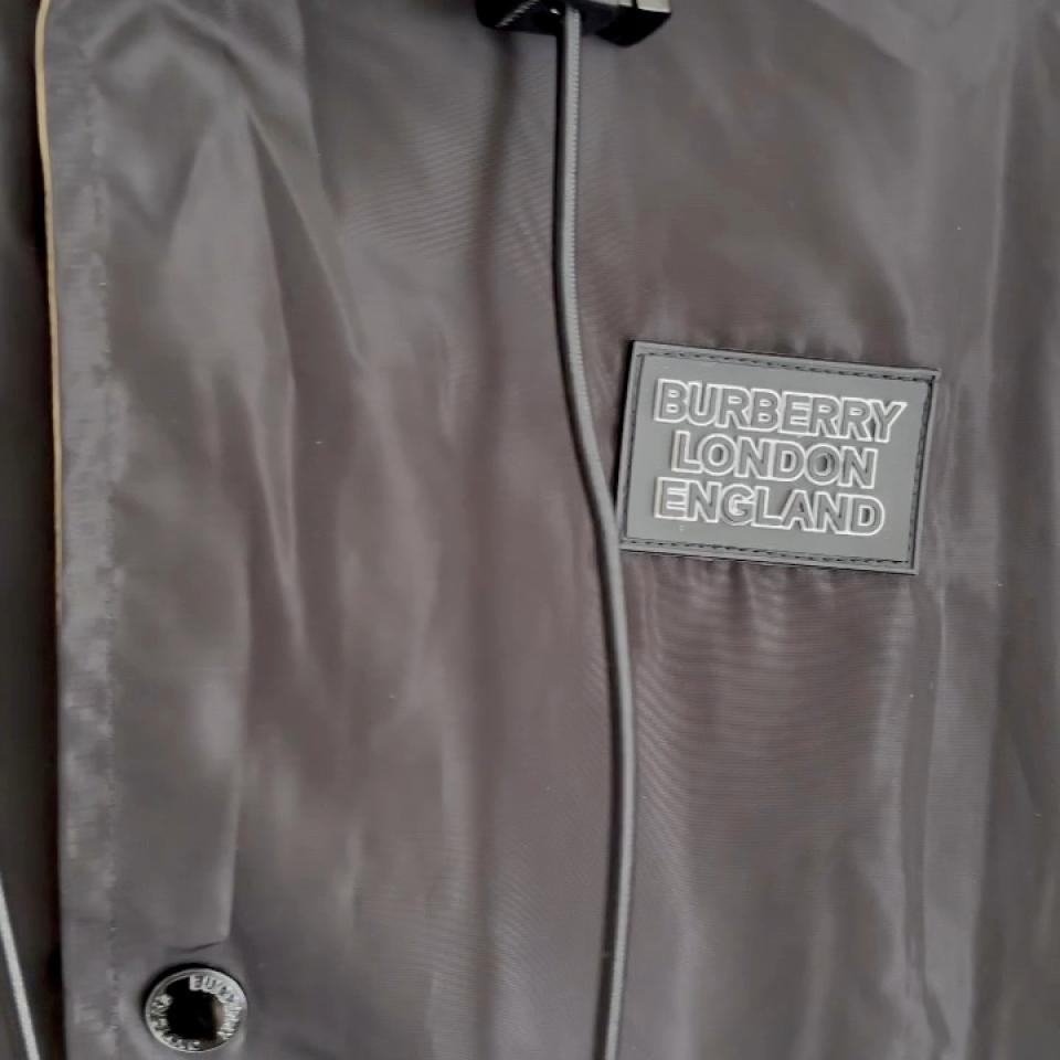 Burberry Reversible Jacket Black/Beige (Size Large). | Depop