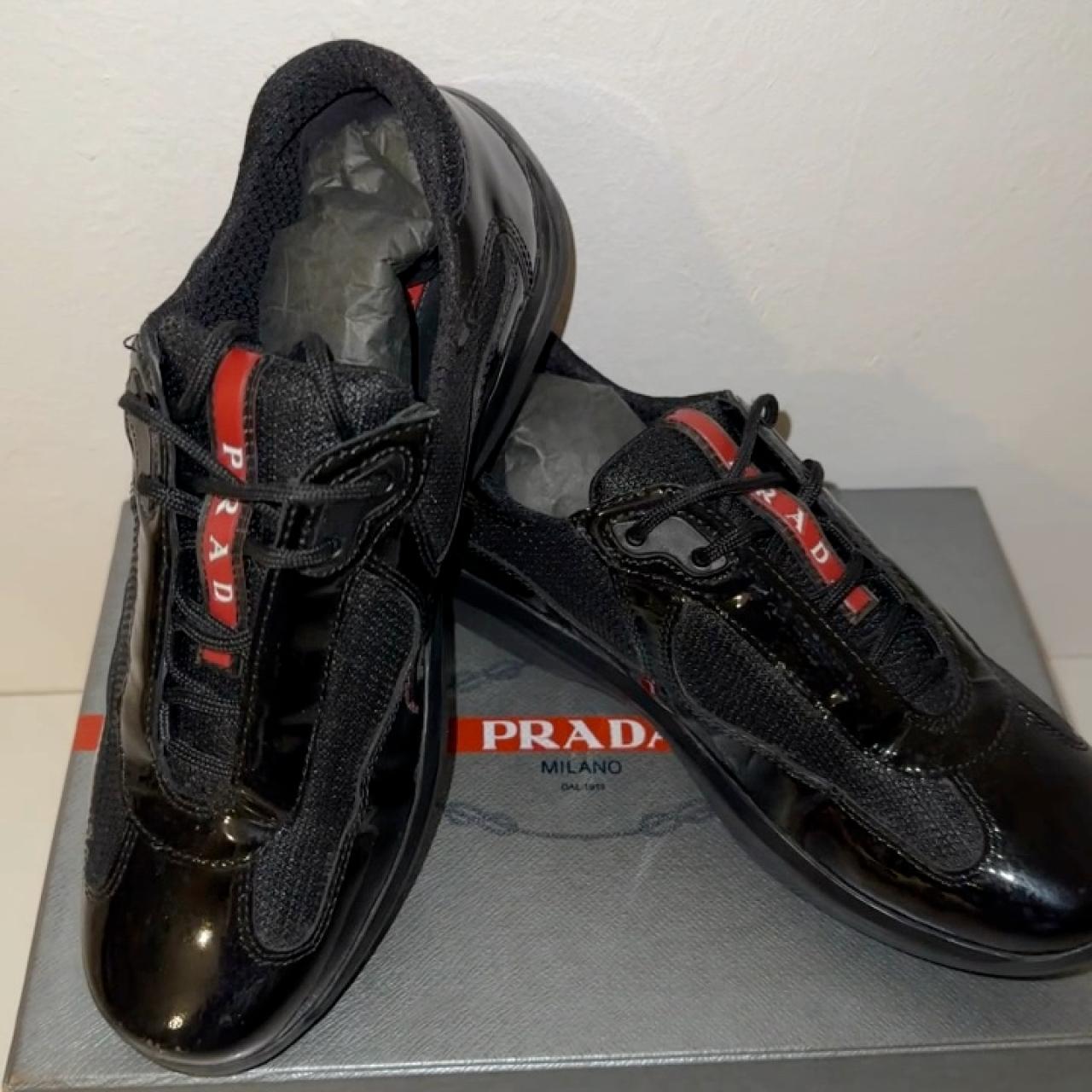 Prada Calzature Donna Sneakers With Box & Dustbag | Depop