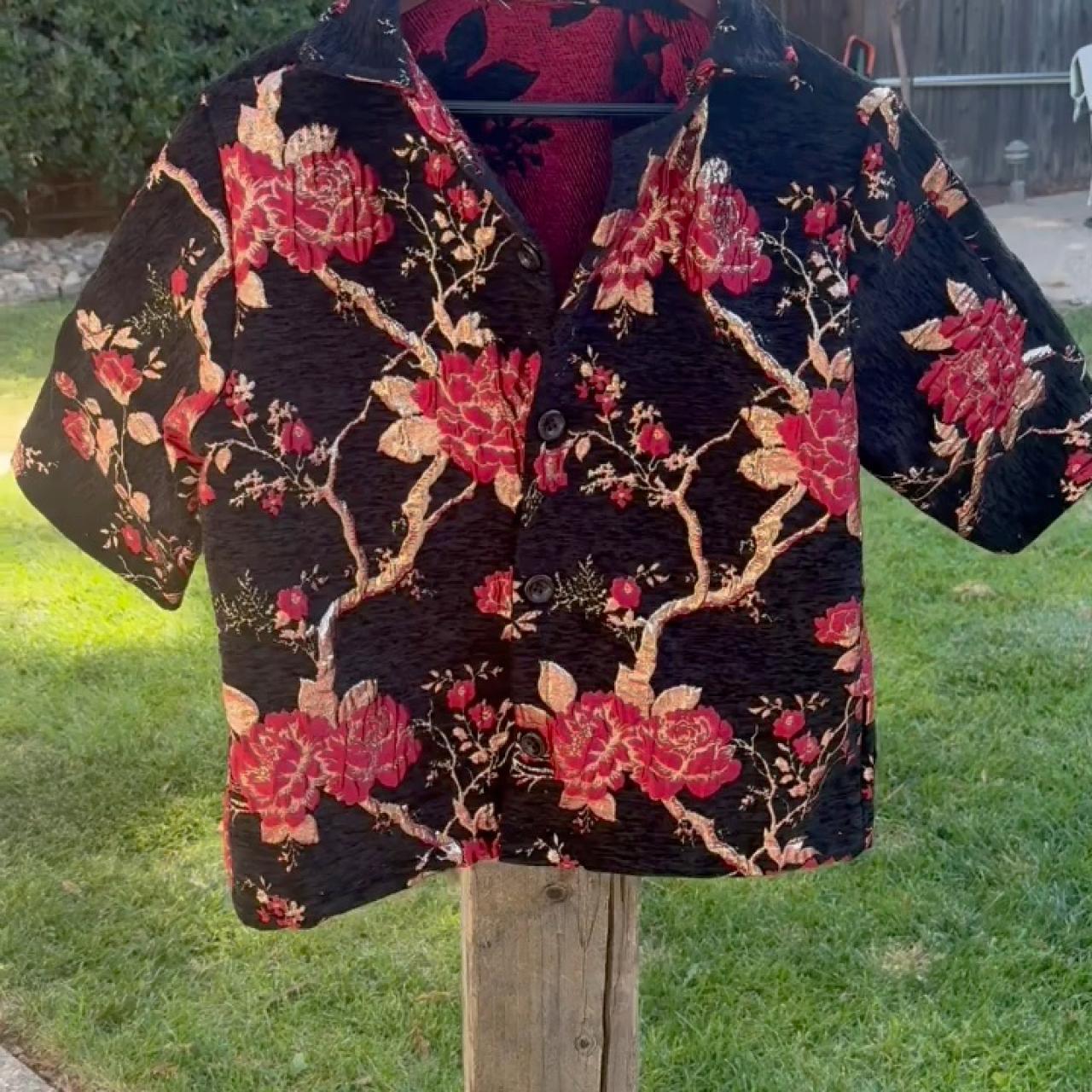 Shirt made by me . Has a crop fit . Size Large . I... | Depop