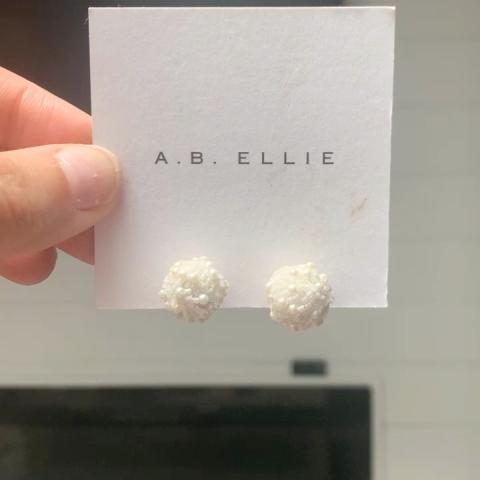 A.B. Ellie Celine Stud Earrings