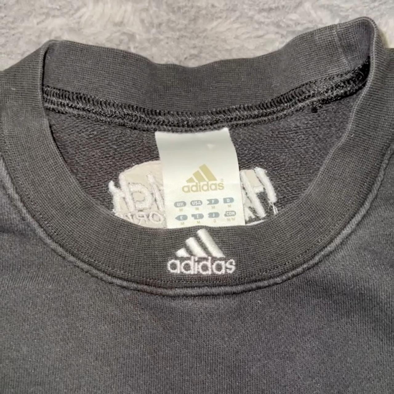 Vintage Adidas Centre Logo Sweatshirt Mens Medium... - Depop