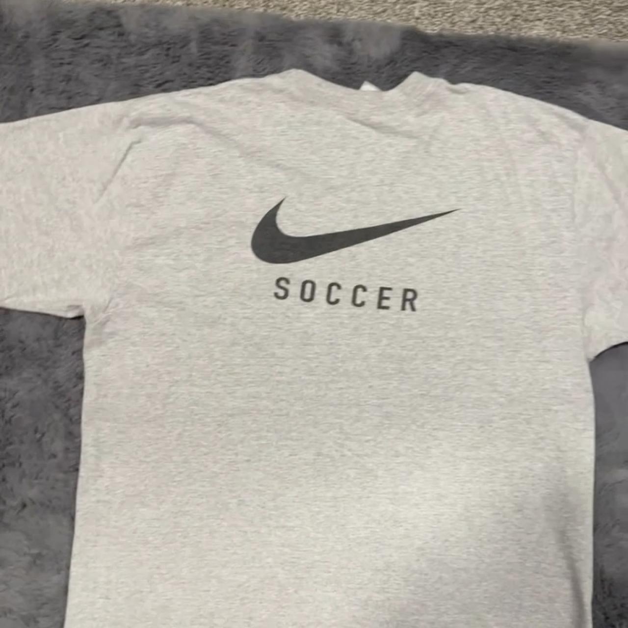 Vintage Nike Soccer T Shirt North Carolina Youth... Depop