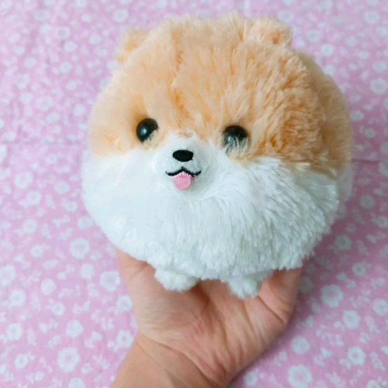 fluffy dog plush