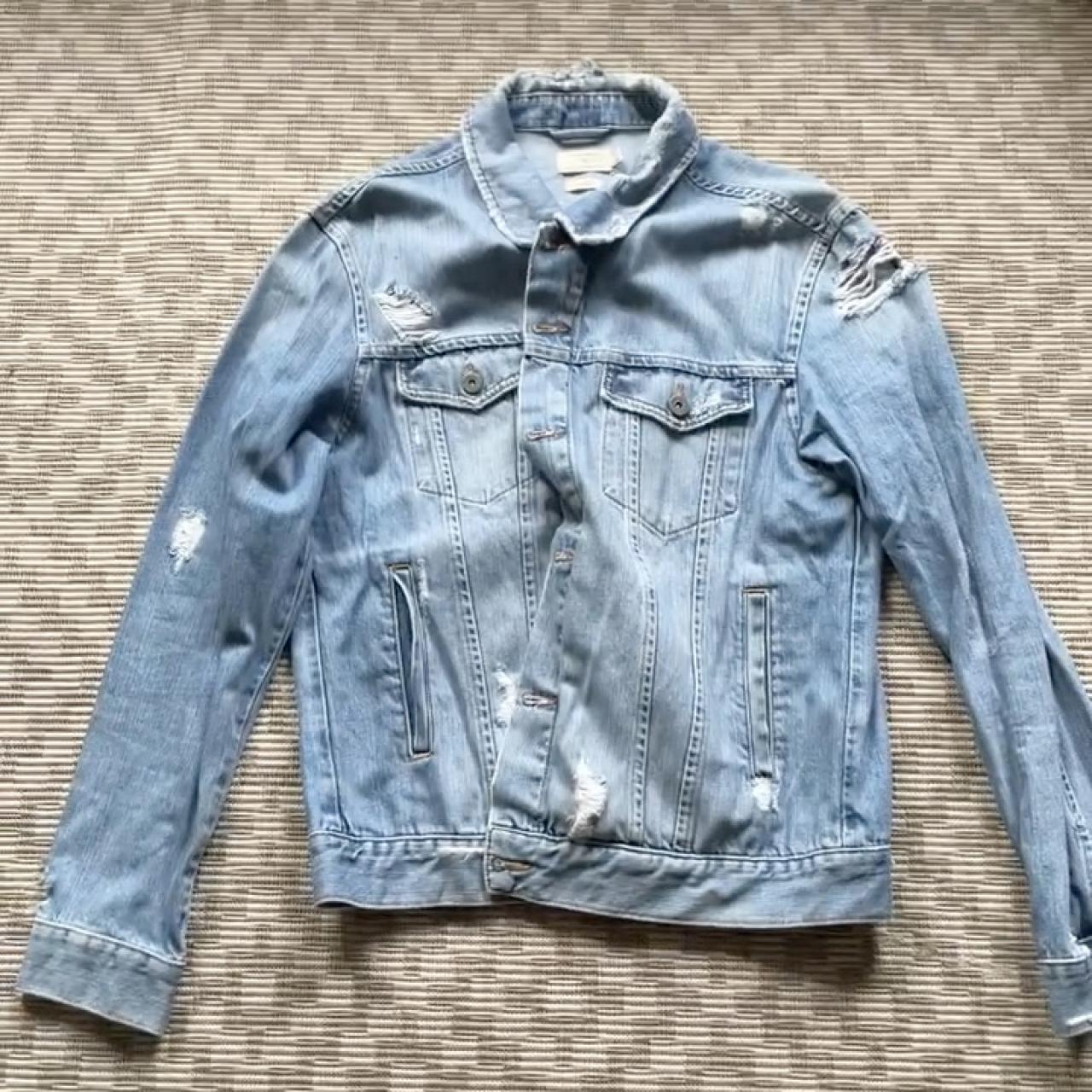 Topman Classic Distressed Blue Jean 