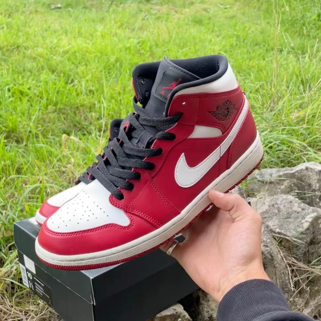 Jordan Fone Code Jordan 1 Mid Chicago • Color Code: GYM... - Depop