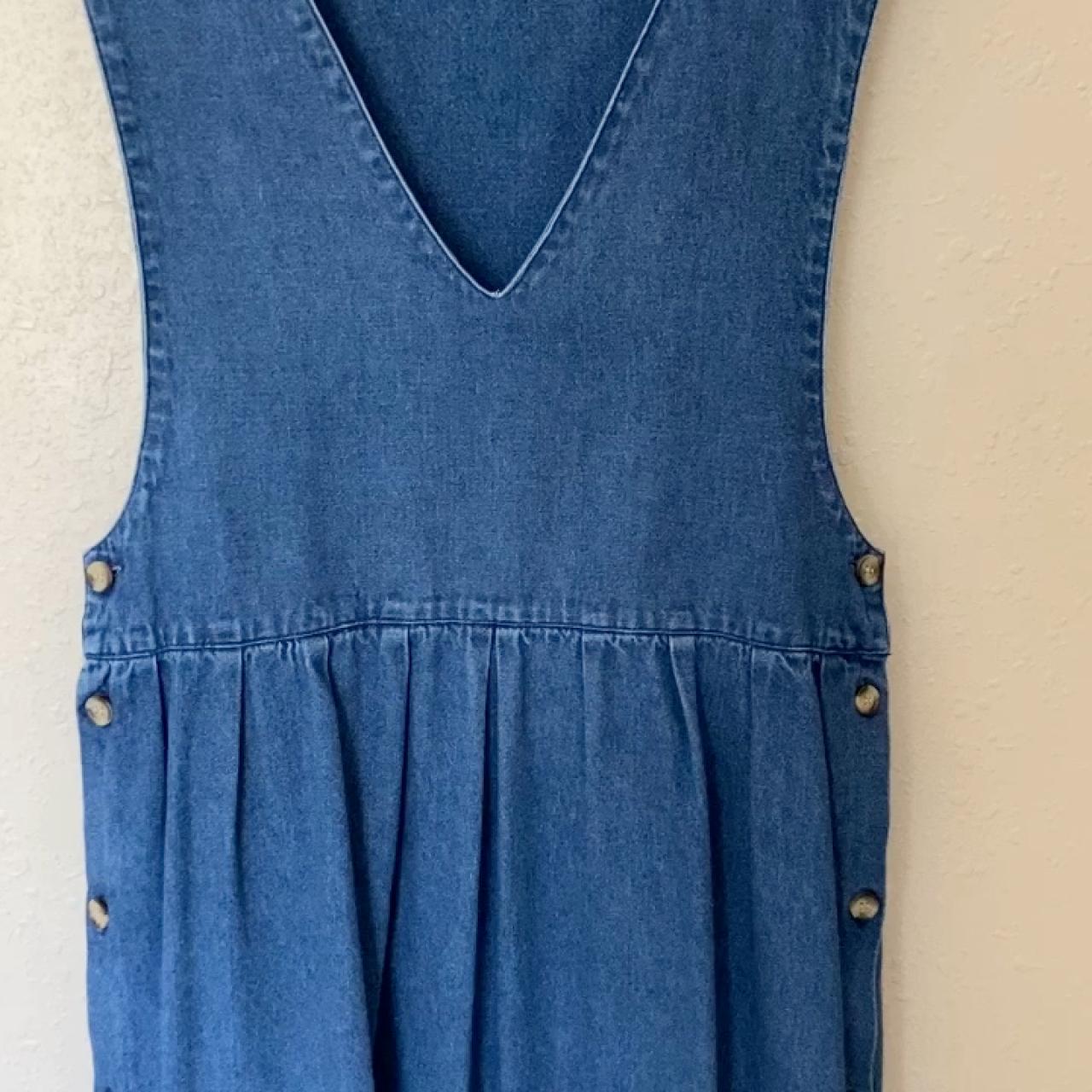 Eddie Bauer Women's Blue Dress | Depop