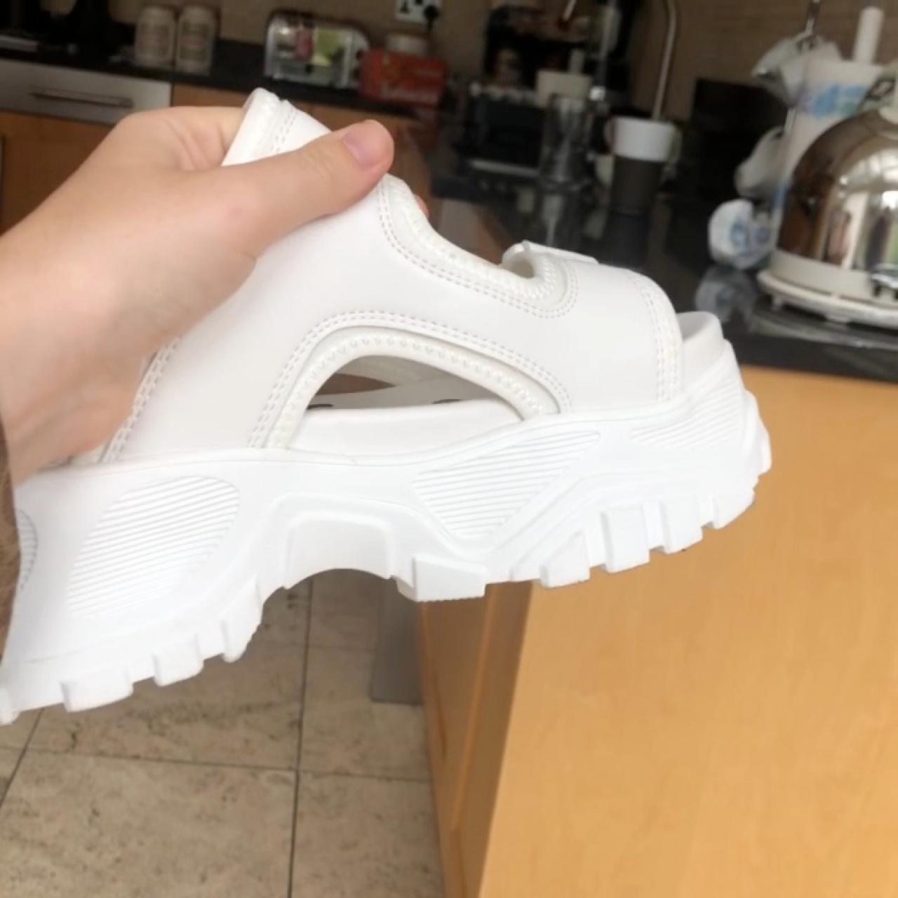 buffalo chunky buckle mule sandal