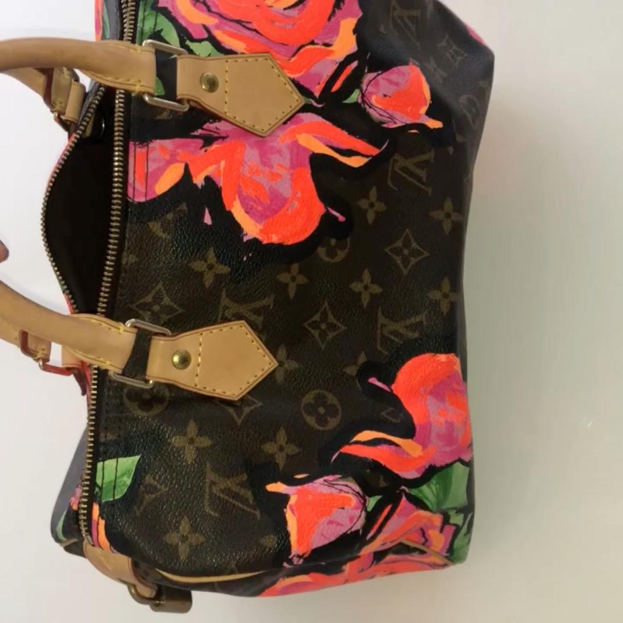 Lv speedy x stephen sprouse graffiti flower - Depop