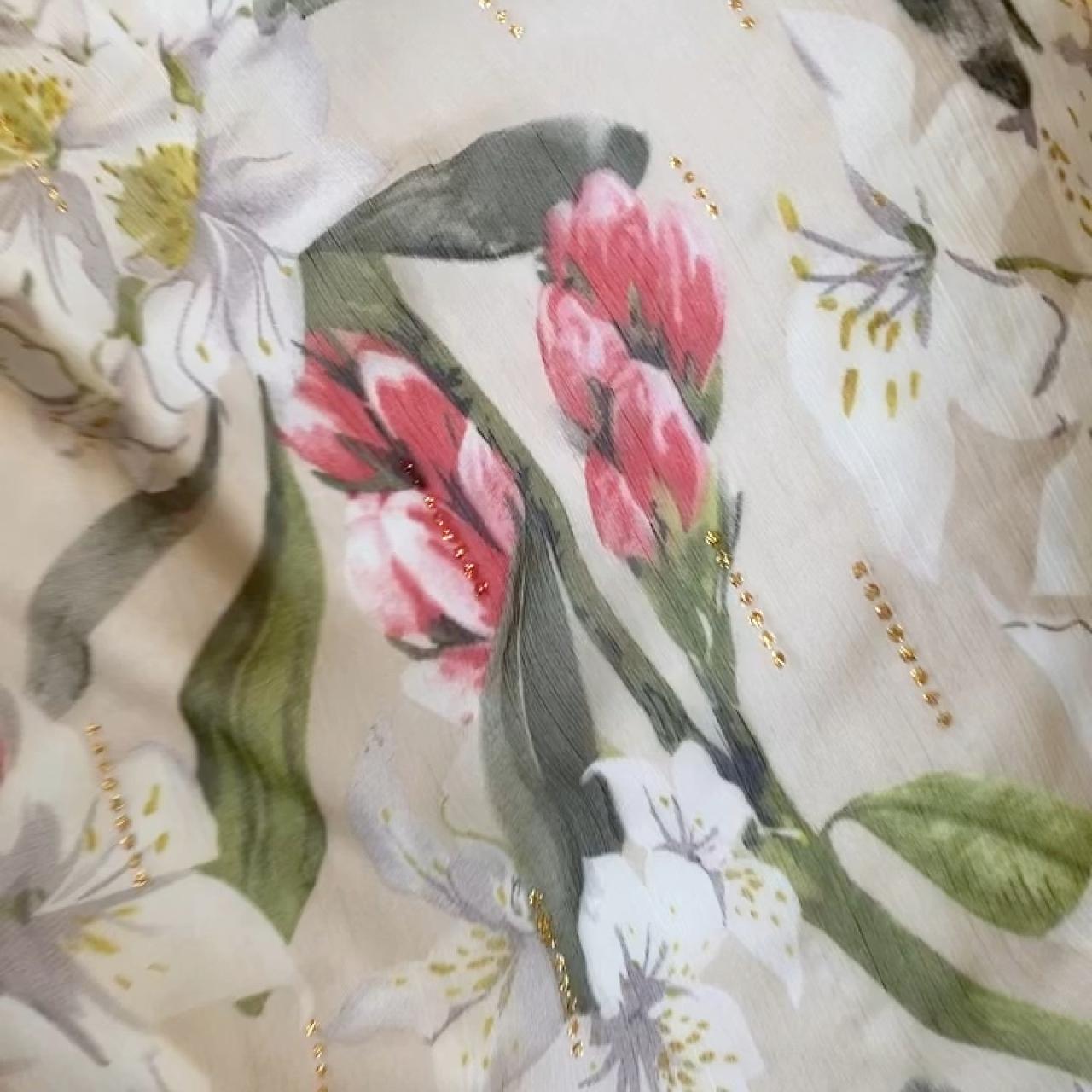 税込】 Herlipto Limoges Floral Midi Dress M - ワンピース