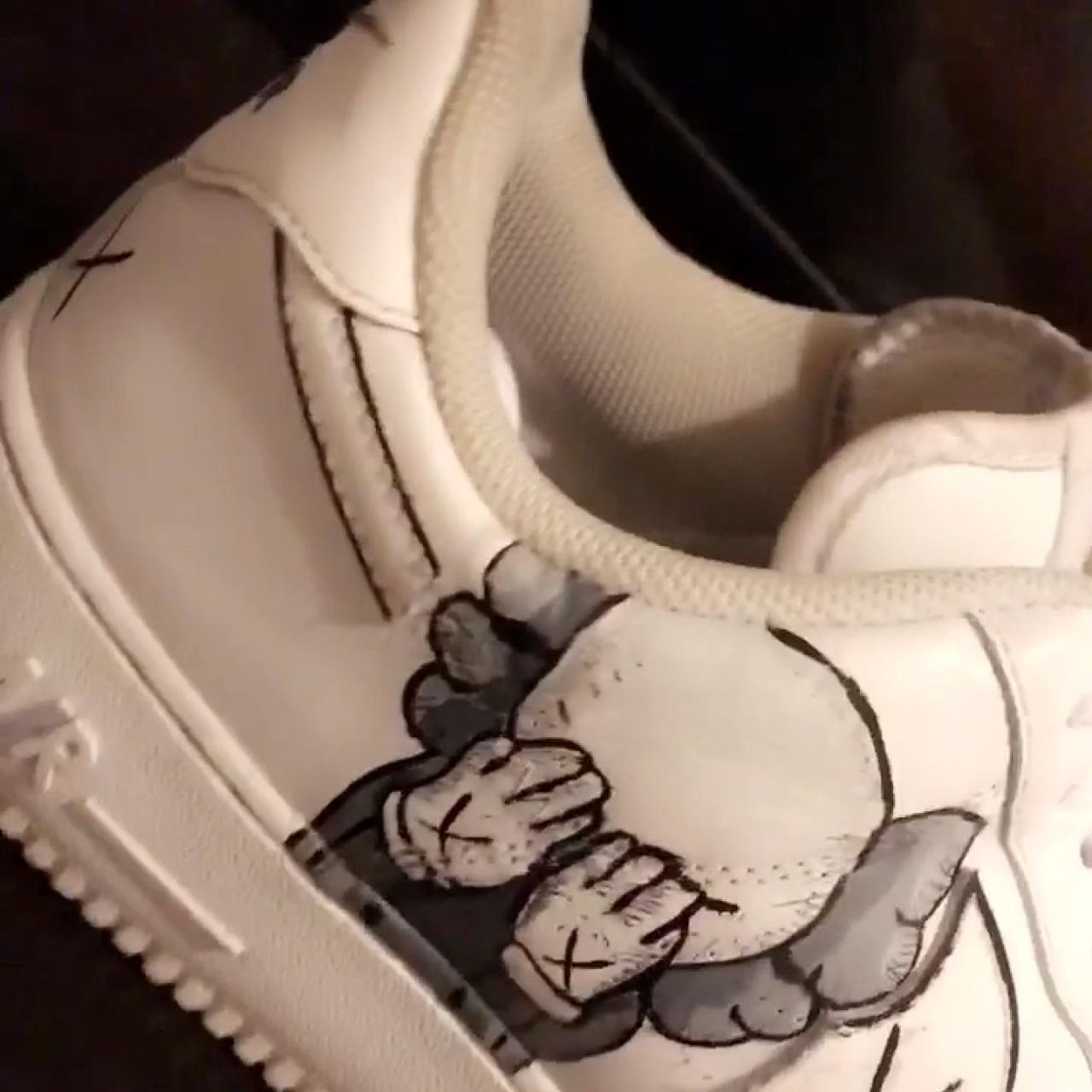 Custom made Airforce 1 - kaws sesame street – The Truth Graphics