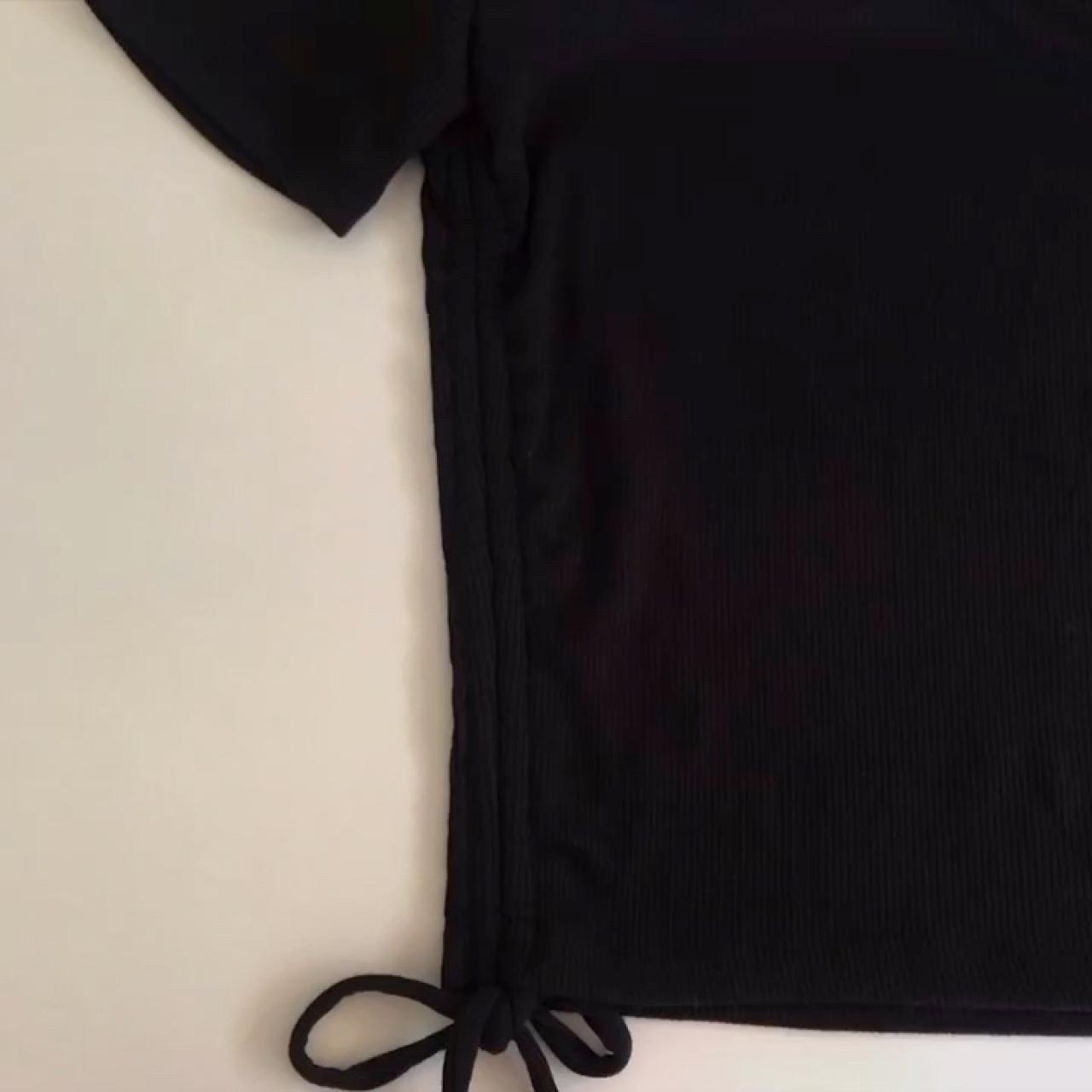 zara adjustable ruched ribbed top - NEW WITH TAGS 🏷 | Depop
