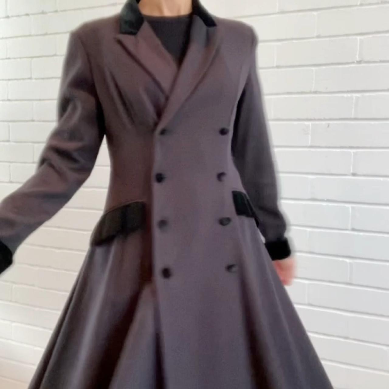 Vintage Laura Ashley Riding Coat Fit And Flare Depop