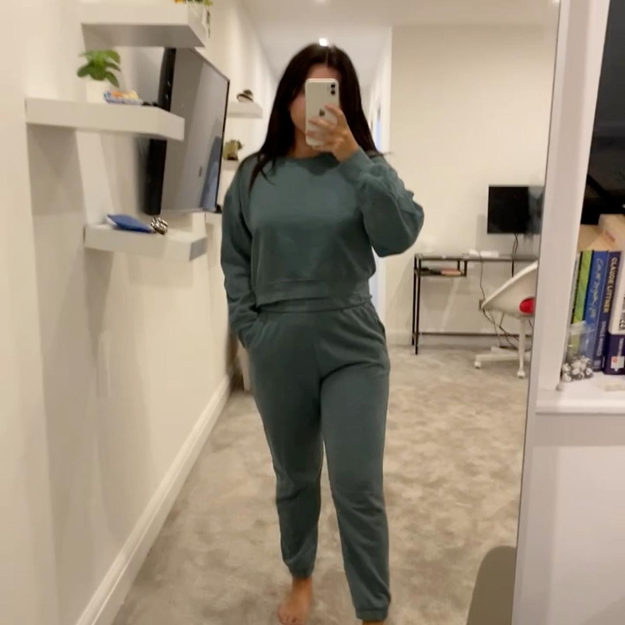 zara khaki tracksuit