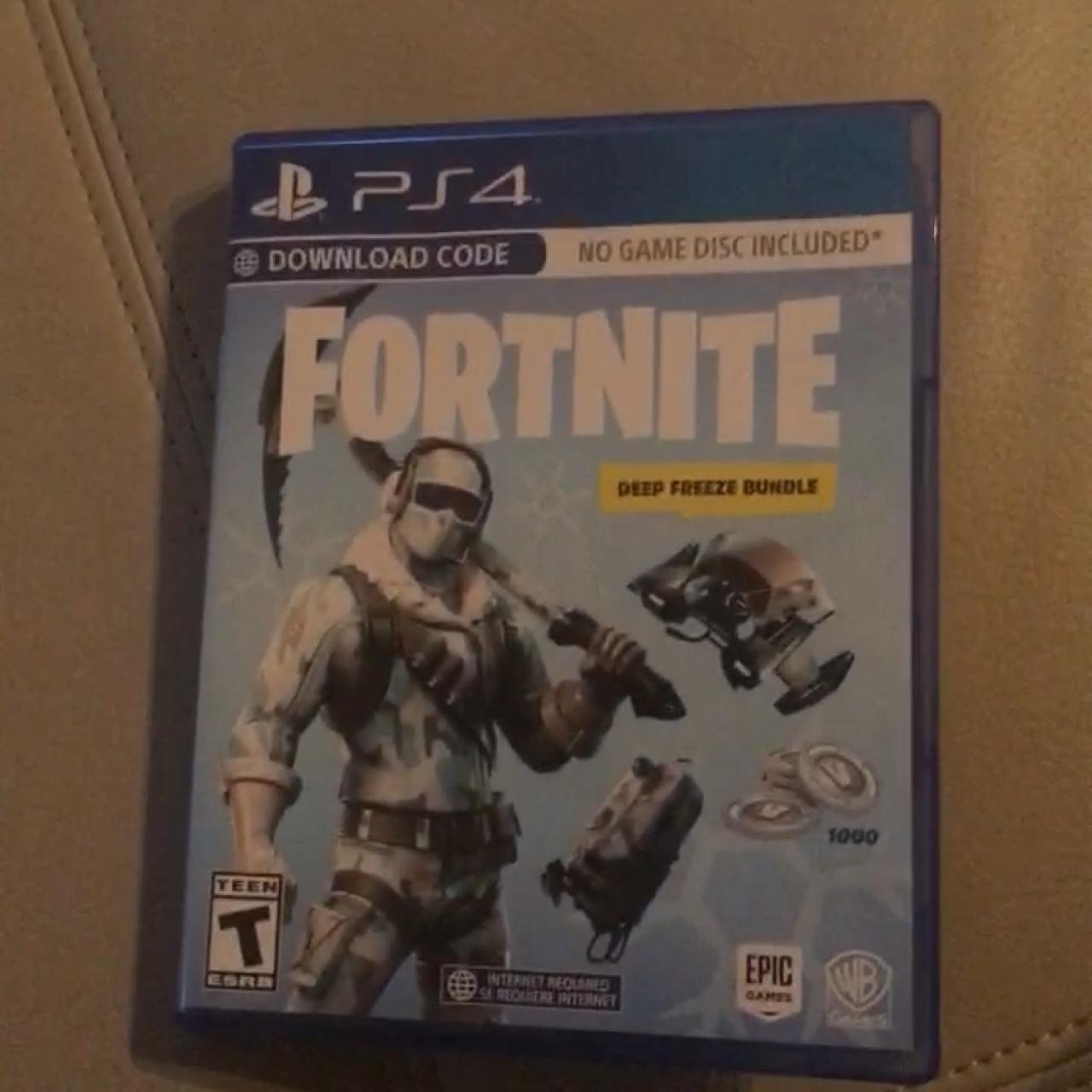  - fortnite deep freeze bundle ps4 code