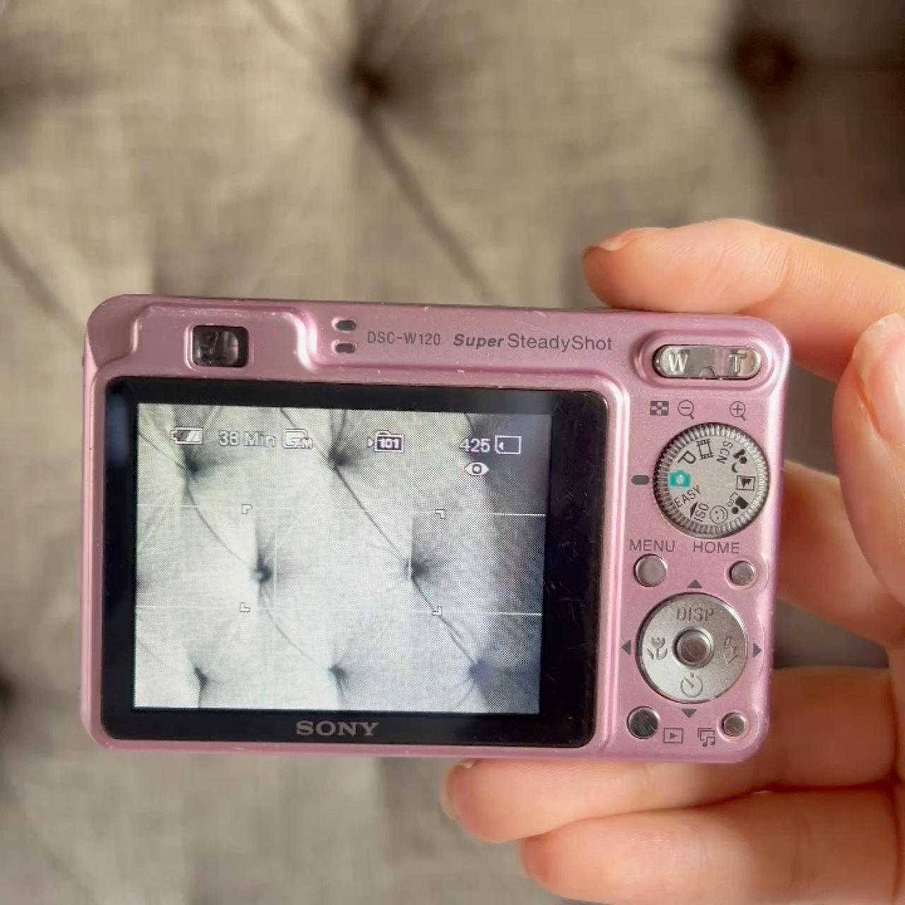 ꒰ᐢ. .ᐢ꒱ Pink Sony Cybershot DSC-W120 ꒰ᐢ. .ᐢ꒱ ✓ | Depop