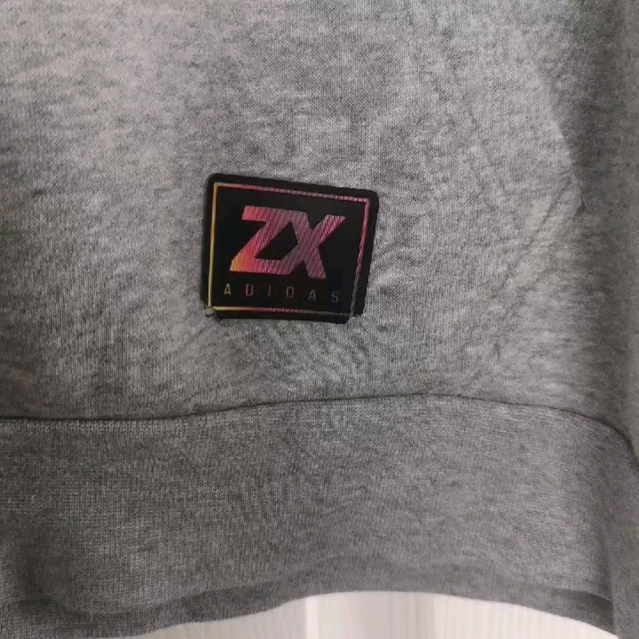 Adidas originals ZX hoodie in grey. Classic 3 | Depop