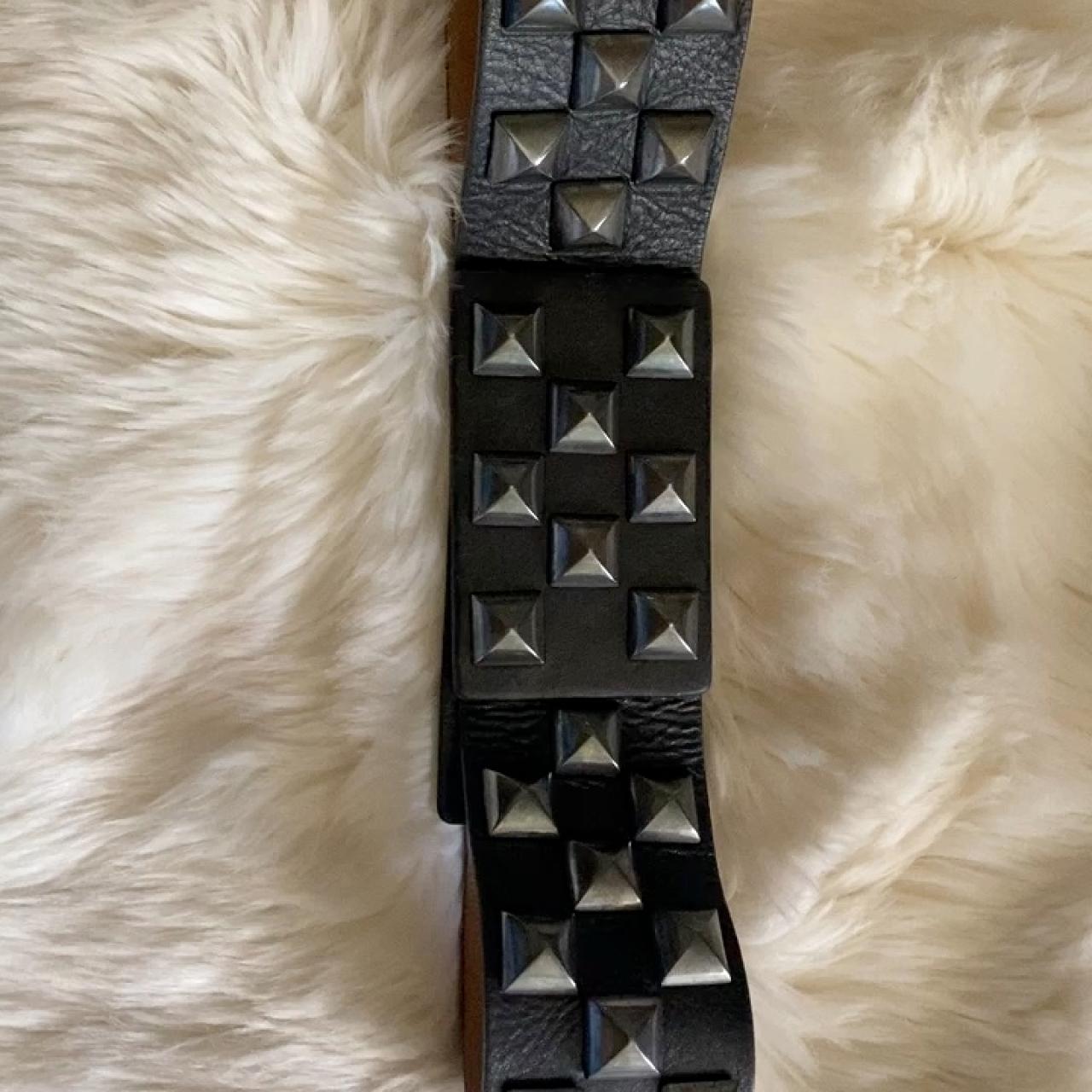 Streets ahead “roger” studded belt SATC staple for | Depop