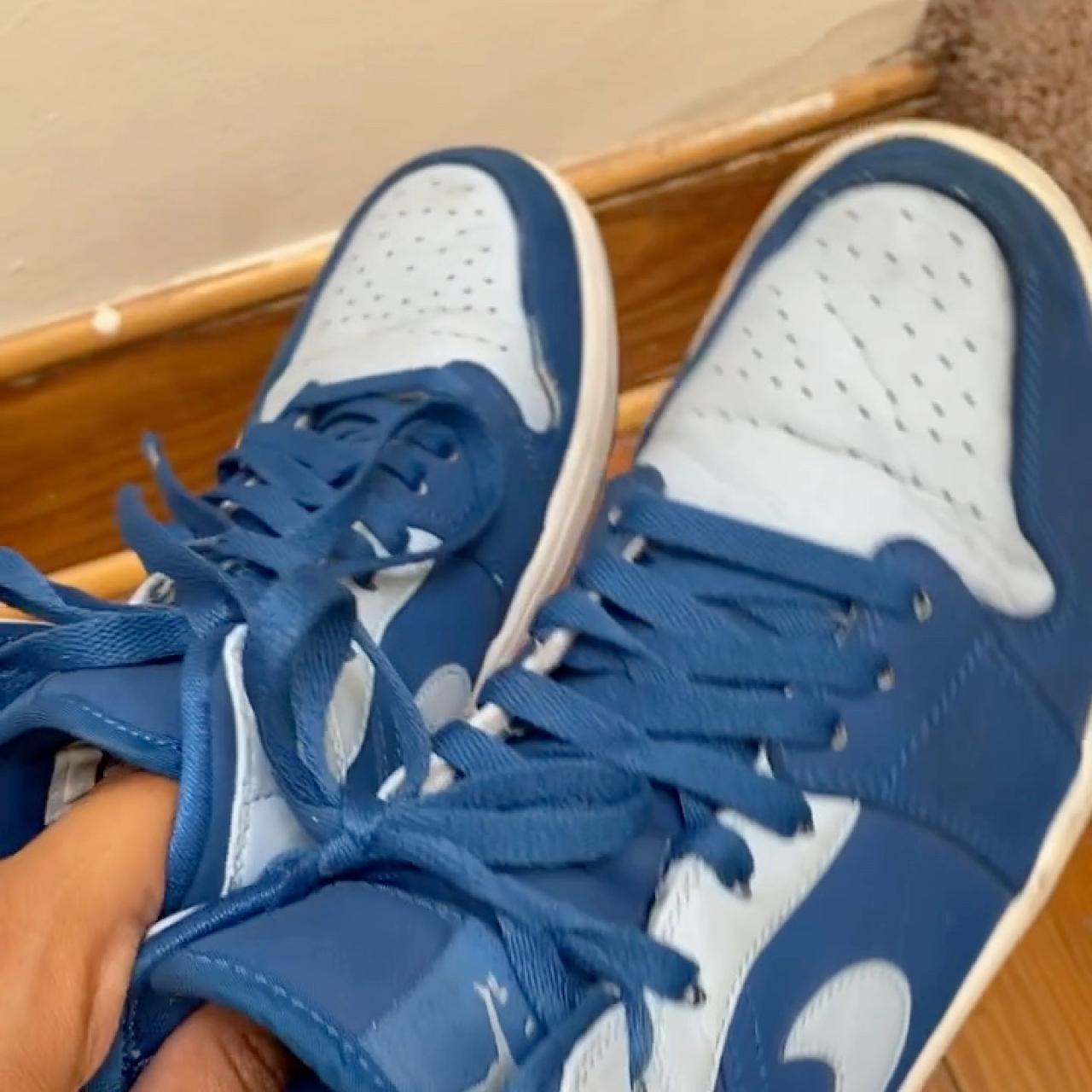 Air Jordan 1 Retro Mid ‘Ice Blue’. Definitely worn a... Depop Air Jordan 1 Retro Mid ‘Ice Blue’. Definitely worn a... Depop