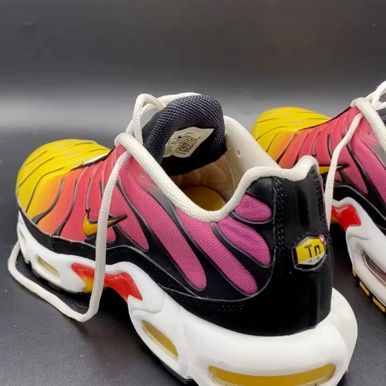 air max plus pink and yellow